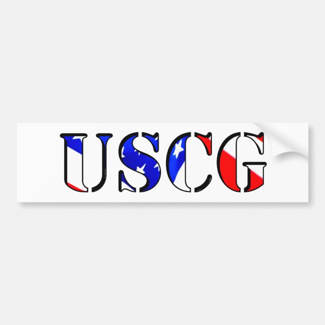 Autocollant De Voiture Adhésif pour pare-chocs d'USCG (Devant)