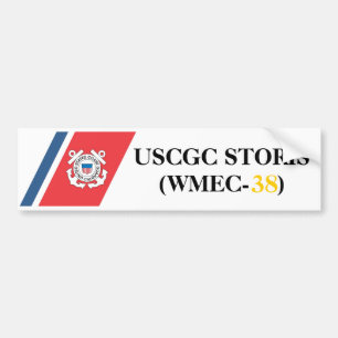 Autocollant De Voiture Adhésif pour pare-chocs d'USCGC STORIS (WMEC-38)