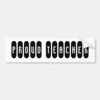 Autocollant De Voiture Adhésif pour pare-chocs fier de professeur