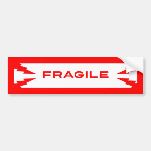 Autocollant De Voiture Adhésif pour pare-chocs fragile de symbole
