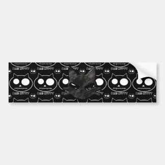 Autocollant De Voiture Adhésif pour pare-chocs gothique de mauvais crânes