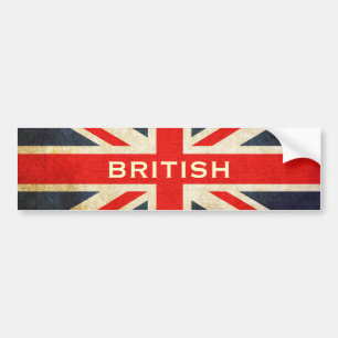 Autocollant De Voiture Adhésif pour pare-chocs grunge britannique d'Unio
