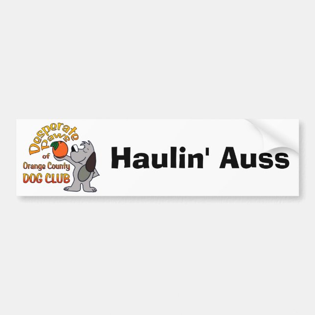 Autocollant De Voiture Adhésif pour pare-chocs :  Haulin Auss (Devant)