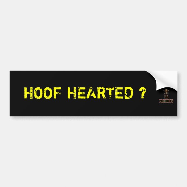 Autocollant De Voiture Adhésif pour pare-chocs Hearted de sabot (Devant)