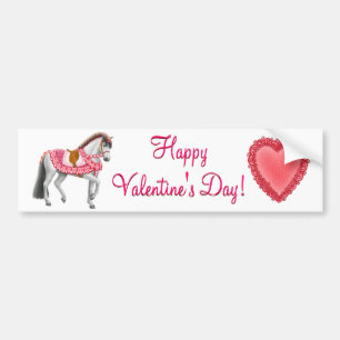 Autocollant De Voiture Adhésif pour pare-chocs heureux de cheval de jour