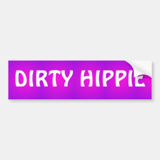 Autocollant De Voiture " Adhésif pour pare-chocs hippie "sale