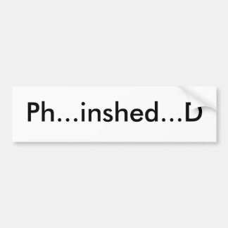 Autocollant De Voiture Adhésif pour pare-chocs inshed de pH…… D