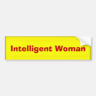 Autocollant De Voiture Adhésif pour pare-chocs intelligent de femme