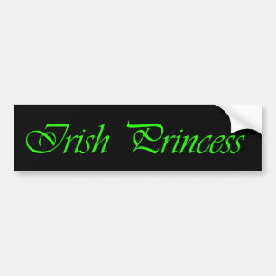 Autocollant De Voiture Adhésif pour pare-chocs IRLANDAIS de PRINCESSE