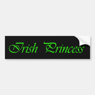 Autocollant De Voiture Adhésif pour pare-chocs IRLANDAIS de PRINCESSE