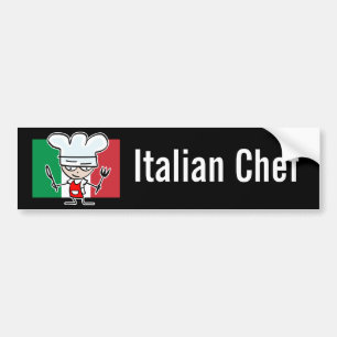 Autocollant De Voiture Adhésif pour pare-chocs italien de chef