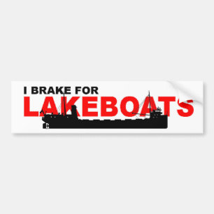 Autocollant De Voiture Adhésif pour pare-chocs : Je freine pour LAKEBOAT