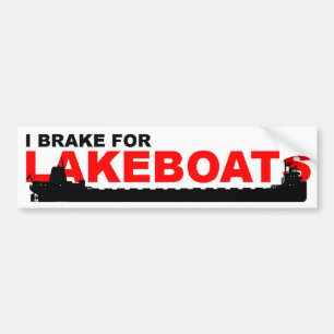 Autocollant De Voiture Adhésif pour pare-chocs : Je freine pour LAKEBOAT