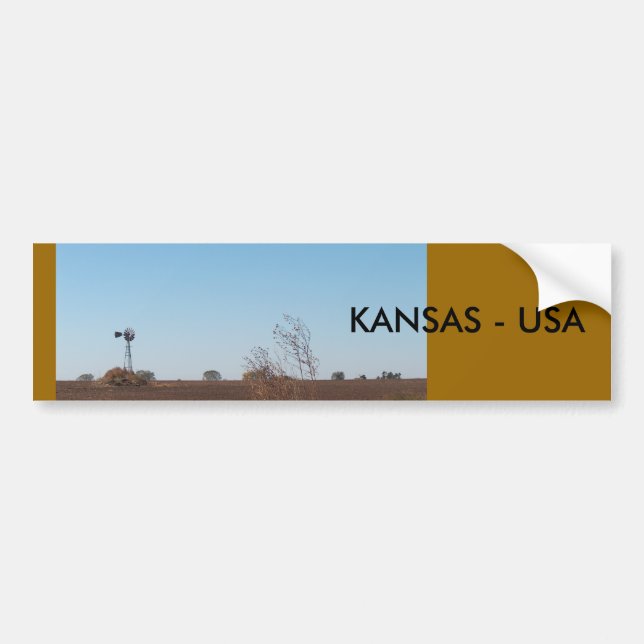Autocollant De Voiture Adhésif pour pare-chocs/Kansas (Devant)