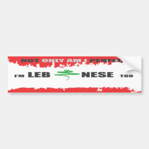Autocollant De Voiture Adhésif pour pare-chocs LIBANAIS PARFAIT