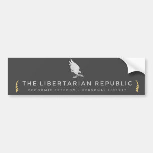 Autocollant De Voiture Adhésif pour pare-chocs libertaire de République
