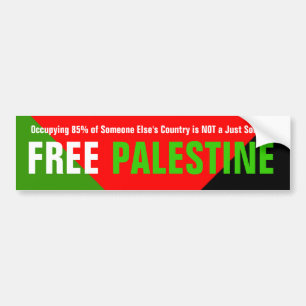 Autocollant De Voiture Adhésif pour pare-chocs libre de la Palestine