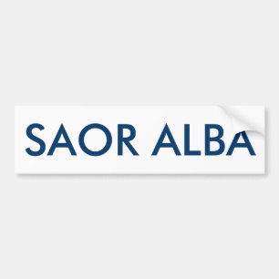Autocollant De Voiture Adhésif pour pare-chocs libre gaélique alba de
