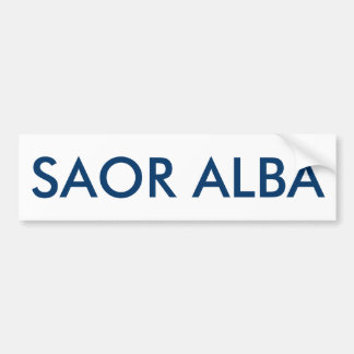 Autocollant De Voiture Adhésif pour pare-chocs libre gaélique alba de