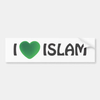 Autocollant De Voiture Adhésif pour pare-chocs - l'Islam d'amour d'I