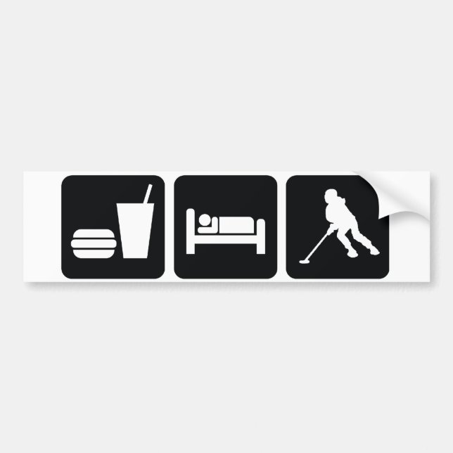 Autocollant De Voiture Adhésif pour pare-chocs "mangez de sommeil de (Devant)