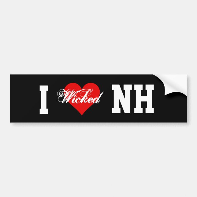 Autocollant De Voiture Adhésif pour pare-chocs mauvais d'amour (Devant)