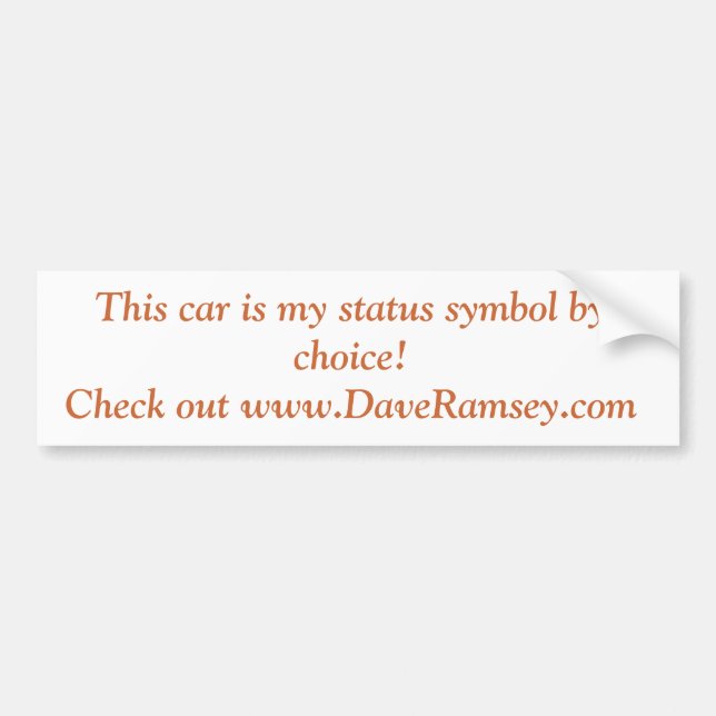 Autocollant De Voiture Adhésif pour pare-chocs misérable de voiture (Devant)