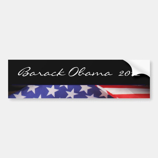 Autocollant De Voiture Adhésif pour pare-chocs moderne de Barack Obama (Devant)