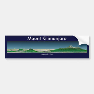 Autocollant De Voiture Adhésif pour pare-chocs/mont Kilimandjaro