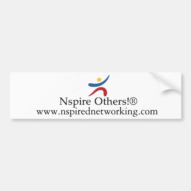 Autocollant De Voiture Adhésif pour pare-chocs - Nspire d'autres ! (Devant)