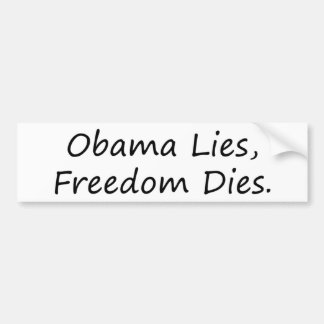 Autocollant De Voiture adhésif pour pare-chocs - Obama se trouve des