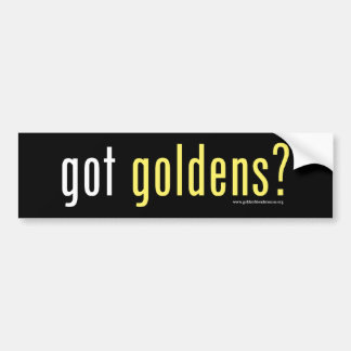 Autocollant De Voiture Adhésif pour pare-chocs obtenu de Goldens