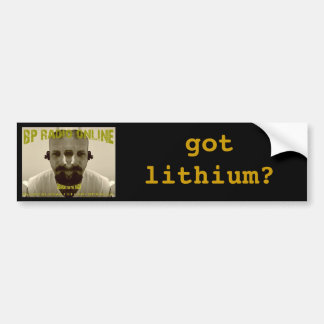 Autocollant De Voiture Adhésif pour pare-chocs obtenu de lithium