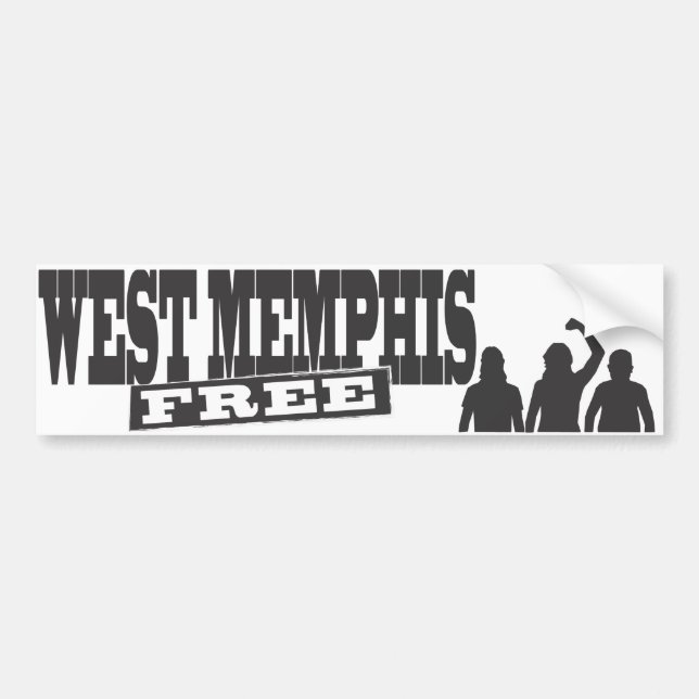Autocollant De Voiture Adhésif pour pare-chocs occidental de Memphis (Devant)