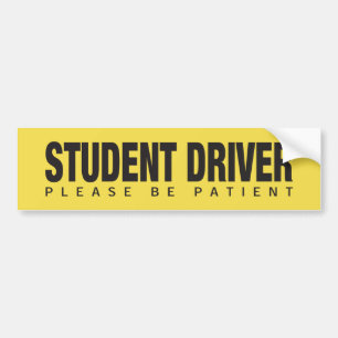 AUTOCOLLANT DE VOITURE ADHÉSIF POUR PARE-CHOCS OFFICIEL DE CONDUCTEUR