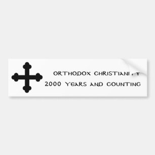 Autocollant De Voiture Adhésif pour pare-chocs orthodoxe des années