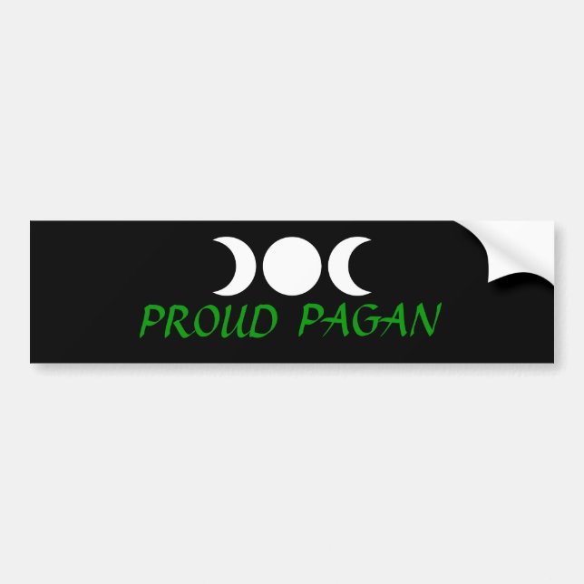 Autocollant De Voiture Adhésif pour pare-chocs païen fier (Devant)