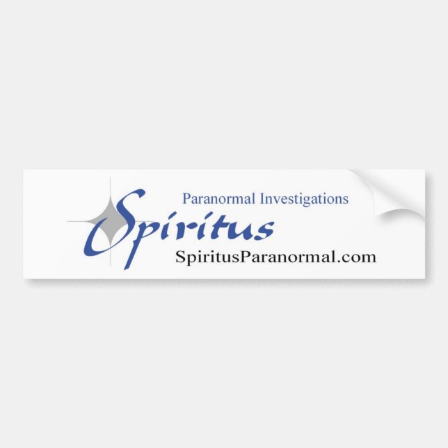 Autocollant De Voiture Adhésif pour pare-chocs paranormal de Spiritus (Devant)