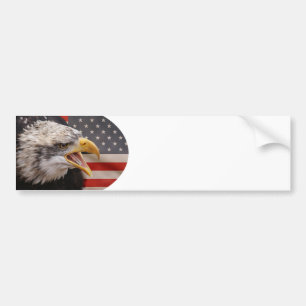 Autocollant De Voiture Adhésif pour pare-chocs patriote d'image d'Eagle