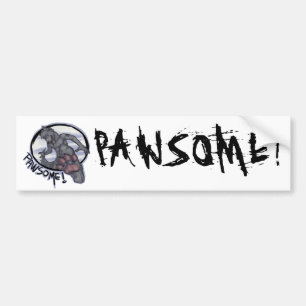 Autocollant De Voiture adhésif pour pare-chocs pawsome