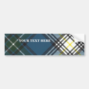 Autocollant De Voiture Adhésif pour pare-chocs personnalisable de tartan