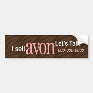 Autocollant De Voiture Adhésif pour pare-chocs personnalisé d'Avon