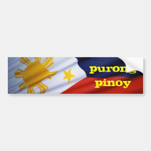 Autocollant De Voiture adhésif pour pare-chocs pinoy de purong
