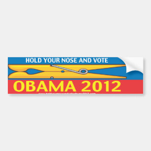 Autocollant De Voiture Adhésif pour pare-chocs politique d'Obama