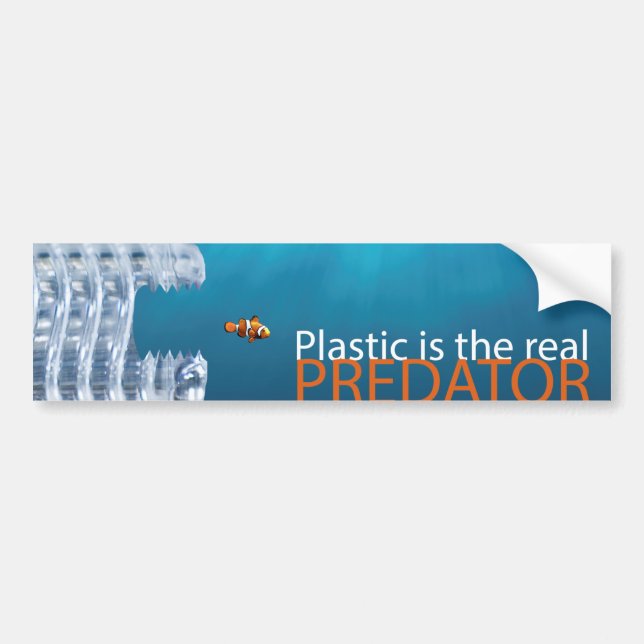 Autocollant De Voiture Adhésif pour pare-chocs prédateur de plastique (Devant)