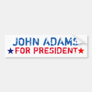 Autocollant De Voiture Adhésif pour pare-chocs présidentiel : John Adam