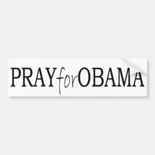 Autocollant De Voiture adhésif pour pare-chocs - priez pour Obama