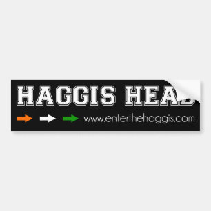 AUTOCOLLANT DE VOITURE ADHÉSIF POUR PARE-CHOCS PRINCIPAL DE HAGGIS