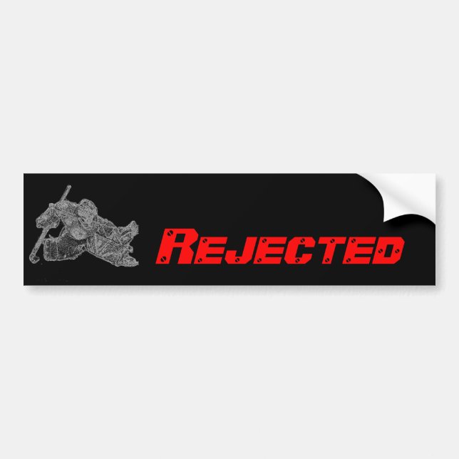 Autocollant De Voiture Adhésif pour pare-chocs rejeté (Devant)