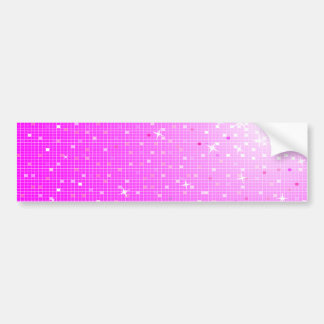 Autocollant De Voiture adhésif pour pare-chocs rose de disco
